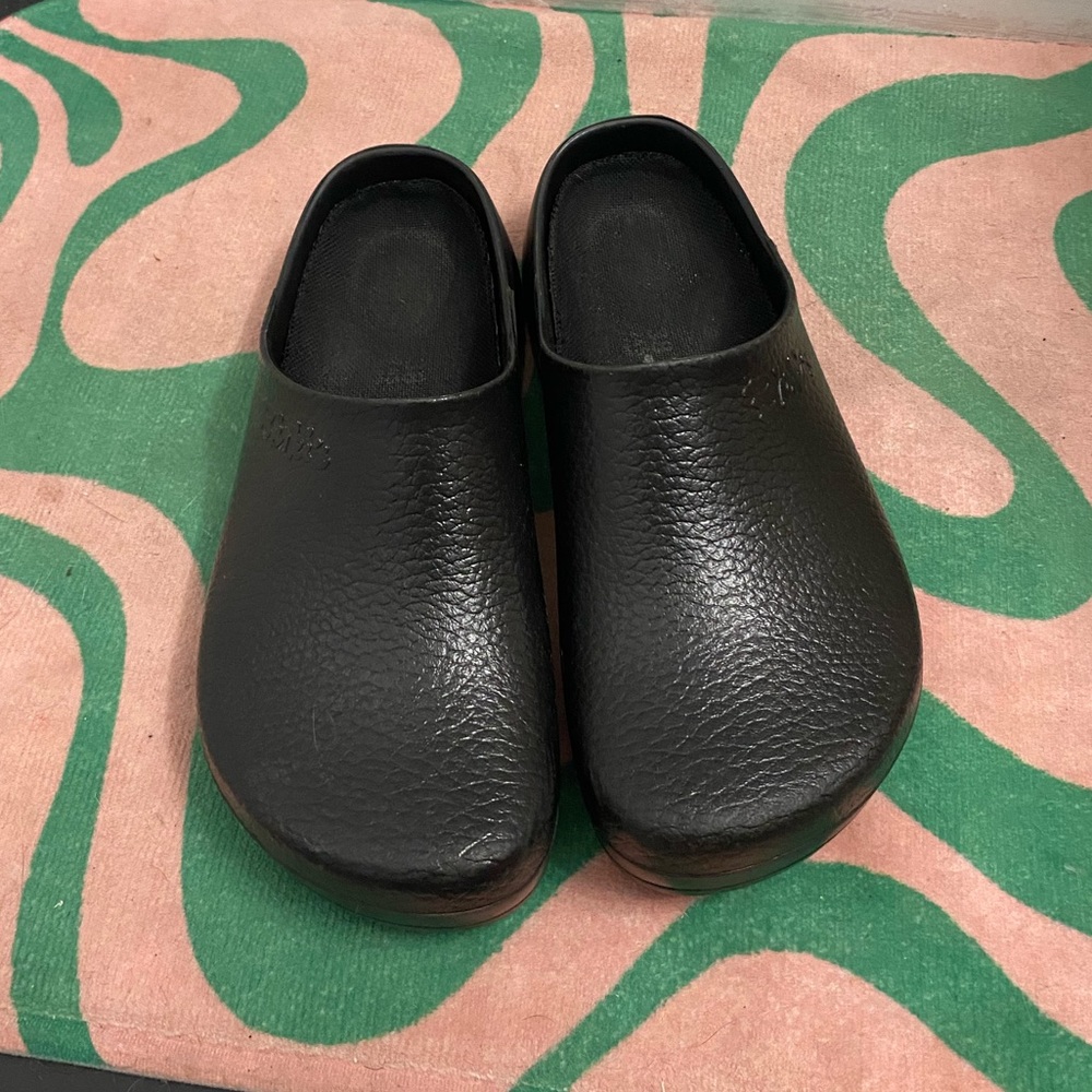 Birkenstock Super-Birkis Work Clogs Black Size 7